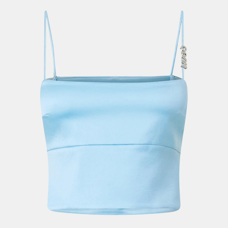 Image of Hugo Womens Regular Fit T-Shirt Light/Blue female 8 (S)