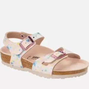 Image of Birkenstock Kids Rio Kids Sandals - Pastel Floral - UK 9 Kids