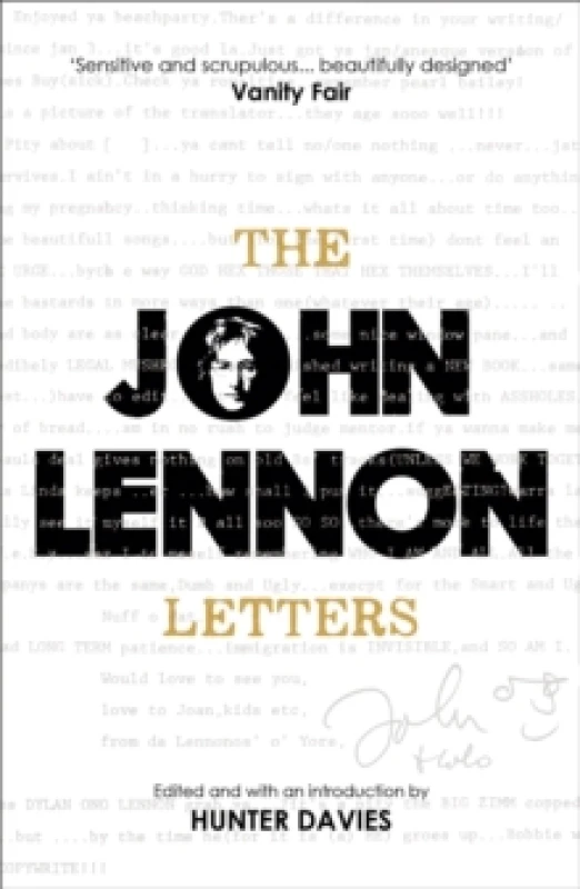 Image of The John Lennon Letters : Edited and with an Introduction by Hunter Davies Paperback / softback