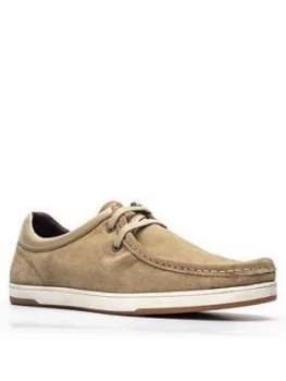 Image of Base London Dougie Lace Up Shoe - Taupe