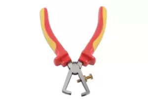 Image of Laser Tools 7423 VDE Wire Stripping Pliers with Slip Guard 160mm Hybrid Range