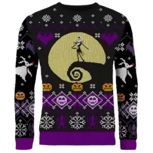 Image of Nightmare Before Christmas 8-bit Christmas Jumper (Size M)