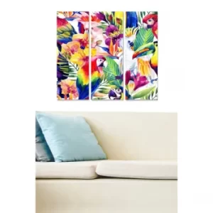 Image of MDF374084149 Multicolor Decorative MDF Painting (3 Pieces)
