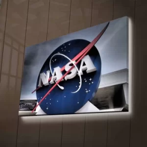 Image of NASA-028 Multicolor Decorative LED Lighted Canvas Painting