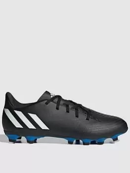 Image of adidas MENS PREDATOR 20.4 FIRM GROUND FOOTBALL BOOT, Black, Size 9, Men