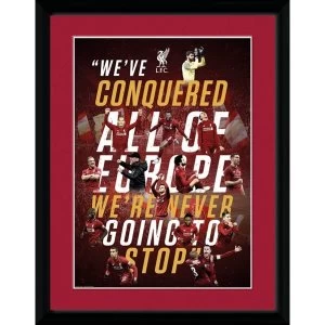 Image of Liverpool FC Europe 2019 Collector Print