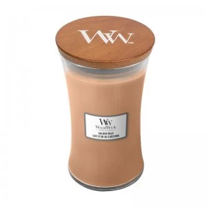 Image of WoodWick Golden Milk Large Jar Candle 609.5g