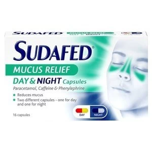 Image of Sudafed Mucus Day & Night Capsules 16s