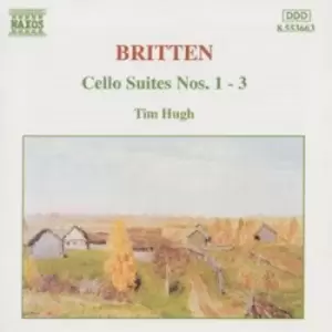 Image of Britten Cello Suites Nos 1 - 3 by Benjamin Britten CD Album