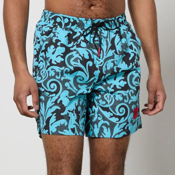 Image of HUGO Bodywear Dayala Nylon Swim Shorts - M Blue Swimwear and Beachwear male 50515439-430 M