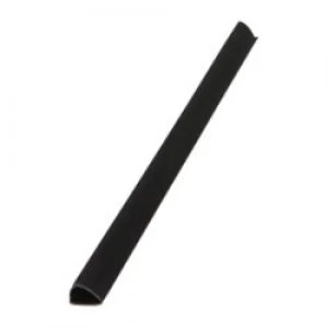 Image of Spine Bars A4 Black Plastic 0.6 x 29.7cm Pack of 25