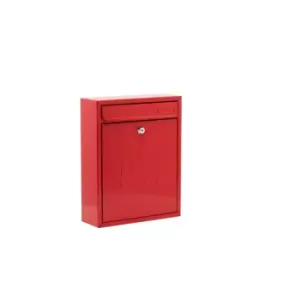 Image of Burg-Wachter Compact Postbox Pillarbox Red