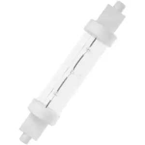 Image of Infrared Catering Heat lamp Linear 200W R7s Dimmable Jacketed InfraRed Clear IR Light Bulb - Prolite