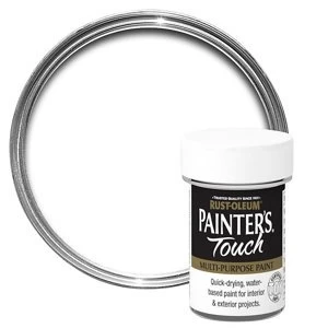 Image of Rust-Oleum Painter's touch White Gloss Multi-surface Paint 20ml