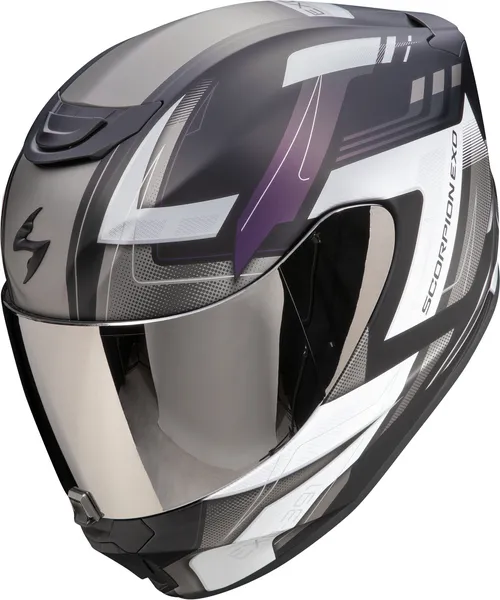 Image of Scorpion EXO-391 Captor Matt Black Chameleon Full Face Helmet Size XS