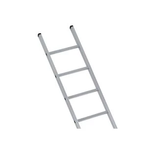 Image of Zarges Industrial Single Aluminium Ladder 2.49m 8 Rungs