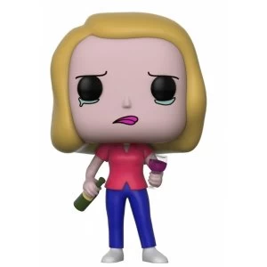 Image of Beth with Wine Glass Rick and Morty Series 3 Funko Pop Vinyl Figure