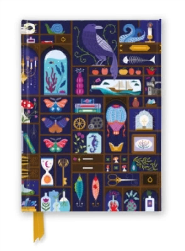 Image of Jenny Zemanek: A Cabinet of Curiosities (Foiled Journal) Notebook / blank book