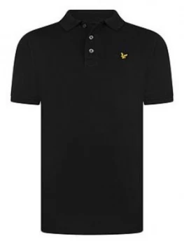 Image of Lyle & Scott Boys Classic Short Sleeve Polo Shirt - Black