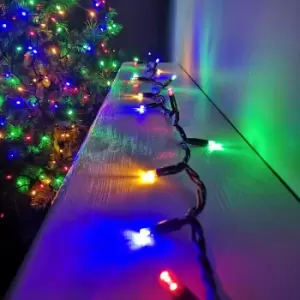 Image of Samuel Alexander - 100 LED 10m Heavy Duty Indoor Outdoor Static Connectable Christmas Lights in Multicoloured