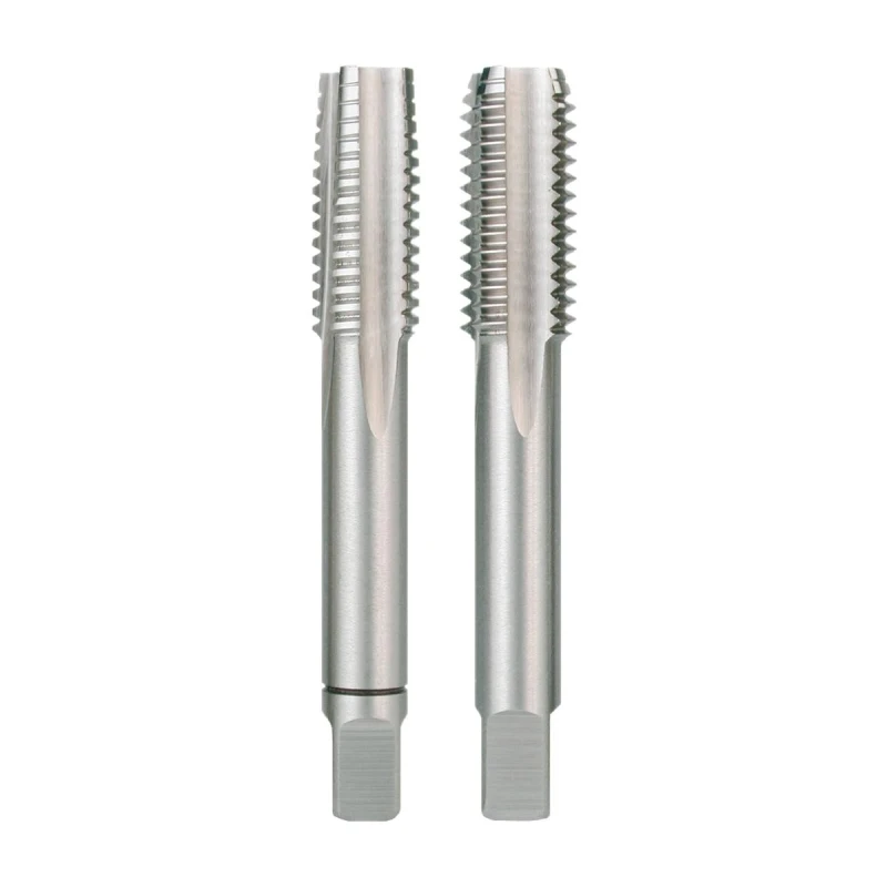 Image of RUKO Ruko 235100 Set of 2 Hand Taps in High-Speed Steel and Fine Thread MF10 agh235100