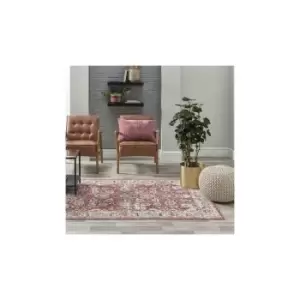 Image of Alahambra Red 160x230cm Large Rug Living Room Bedroom Rugs Soft Easy Care Carpet - Red