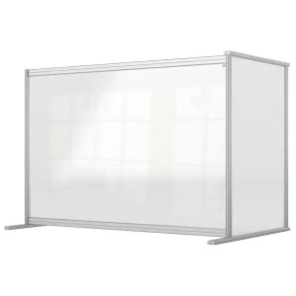 Image of Nobo Protective Desk Divider Screen Modular System Extension Acrylic
