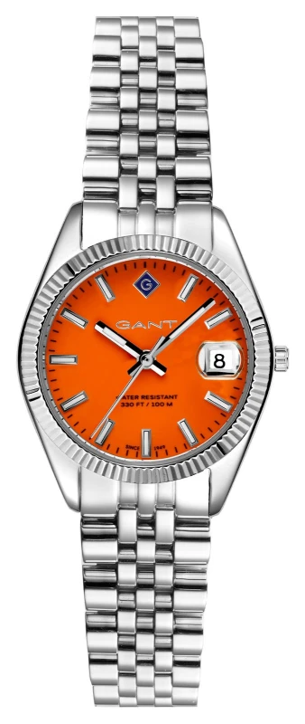 Image of GANT G181008 Womens SUSSEX MINI (28mm) Red Dial / Stainless Watch