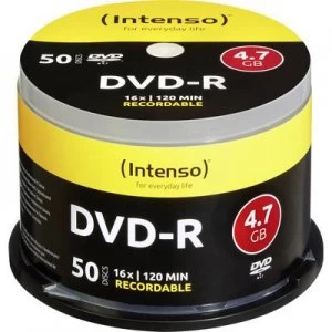Image of Intenso 4101155 Blank DVD-R 4.7 GB 50 pc(s) Spindle