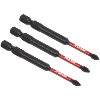 Image of Sealey - AK8254 Phillips #1 Impact Power Tool Bits 75mm - 3pc