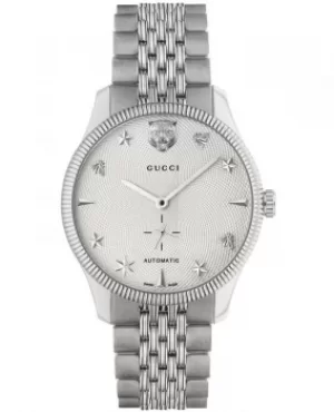 Image of Gucci G-Timeless Automatic White Dial Steel Mens Watch YA126354 YA126354