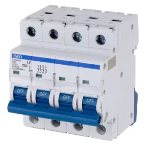 Image of IMO B10C4040A 40A 4Pole MCB C Curve 4 Module