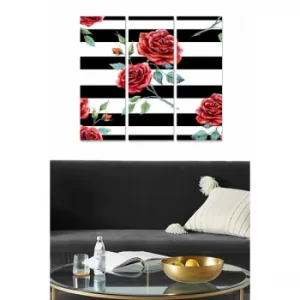 Image of MDF381823312 Multicolor Decorative MDF Painting (3 Pieces)