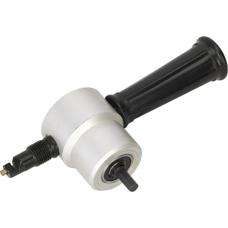 Image of Loops Drill Nibbler Attachment for Electric / Air Drills - Double Ended Punch - Handle Multi