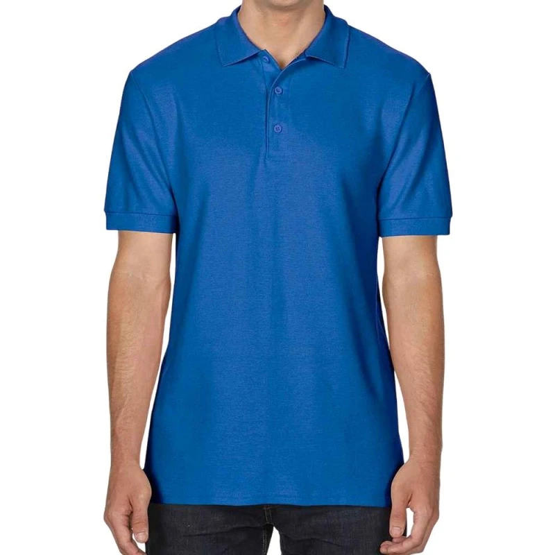 Image of Gildan Mens Sports Polo Shirt in Royal Size: Small Royal Male S