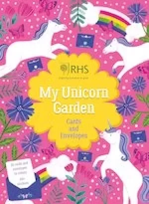 Image of RHS: My Unicorn Garden Cards and Envelopes