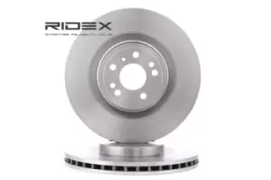 Image of RIDEX Brake disc Perforated / Vented 82B1199 Brake rotor,Brake discs MERCEDES-BENZ,M-Klasse (W166),GLE (W166),GLE Coupe (C292),GL (X166),GLS (X166)