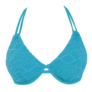 Image of Freya Sundance bandless halter bikini top Turquoise