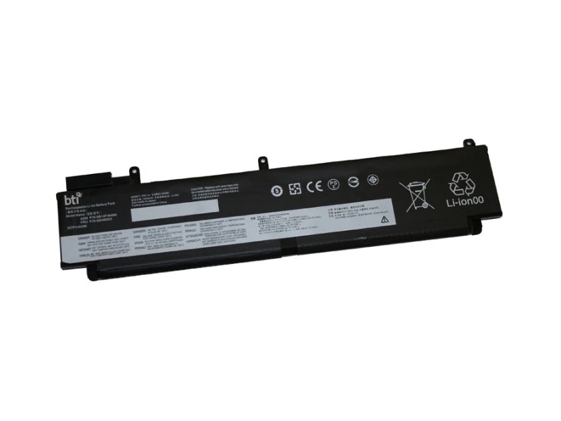 Image of BTI 3ICP4/43/86 compatible 24Wh 3-cell battery for THINKPAD T460s T470