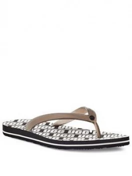 Image of Ugg Simi Graphic Flip Flop - Black
