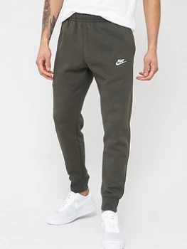 Image of Nike Club Fleece Joggers - Green Size M Men