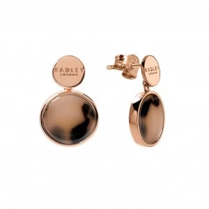 Image of Radley 18ct Gold Plated Base Tort Earrings
