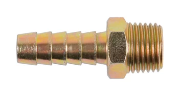 Image of Air Line Screwed Tailpiece 1/4 BSP x 5/16 Hose Tail Pk 5 Connect 30995