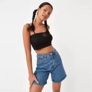 Image of Missguided Oversized Joggers - Black