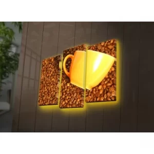 Image of 3PATDACT-1 Multicolor Decorative LED Lighted Canvas Painting (3 Pieces)