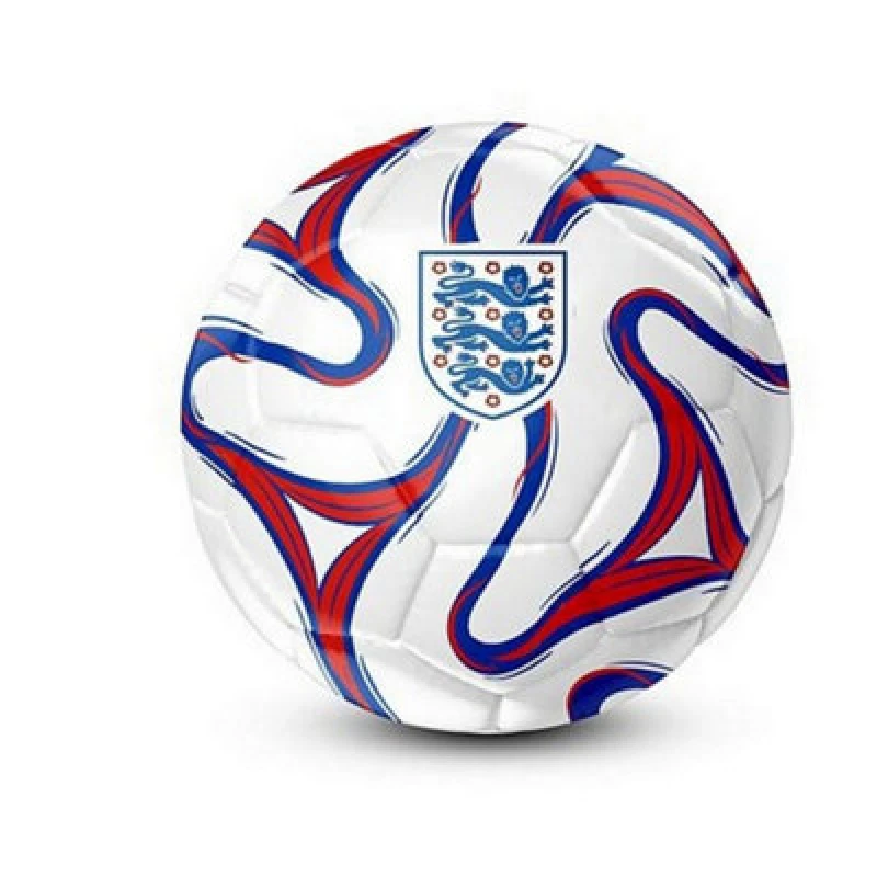 Image of England Fa Crest Football White/red/blue (5)