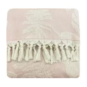 Image of Tropics Tasselled Bath Towel Blush