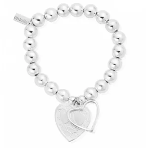 Image of ChloBo SBMB028042 Women's Medium Ball Open And Decorated Heart Br