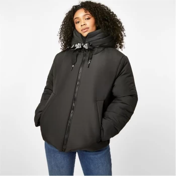 Image of Biba Active Crop Padded Jacket - Black