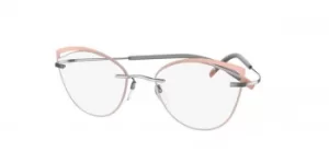 Image of Silhouette Eyeglasses TMA Icon Accent Rings 5518 FU 7010
